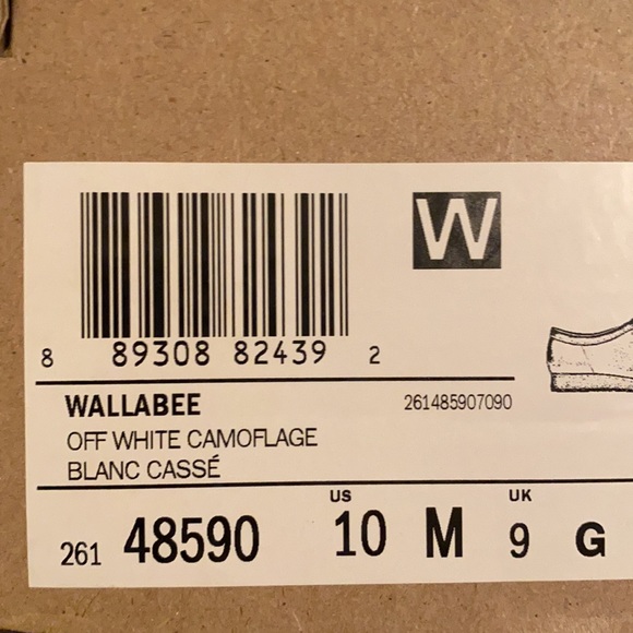 Off white camouflage wallabees (rare) color scheme main image 4